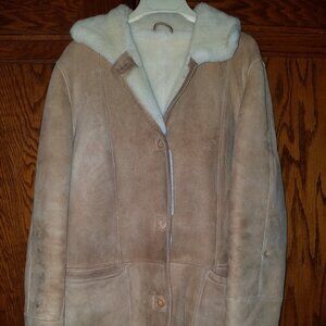 Women's Mill Valley Jackson Hole Wyoming Authentic Leather & Shearling Coat